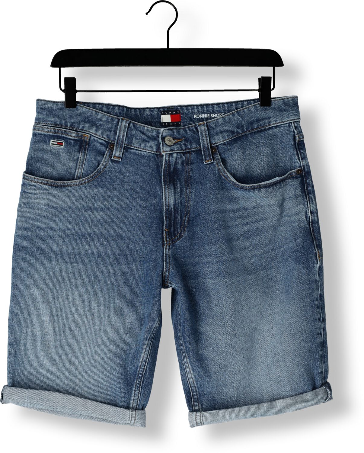 TOMMY JEANS Heren Jeans Ronnie Short Bi0134 Blauw