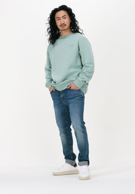 Groene SELECTED HOMME Sweater SLHLOOSEARVID CREW NECK SWEAT - large