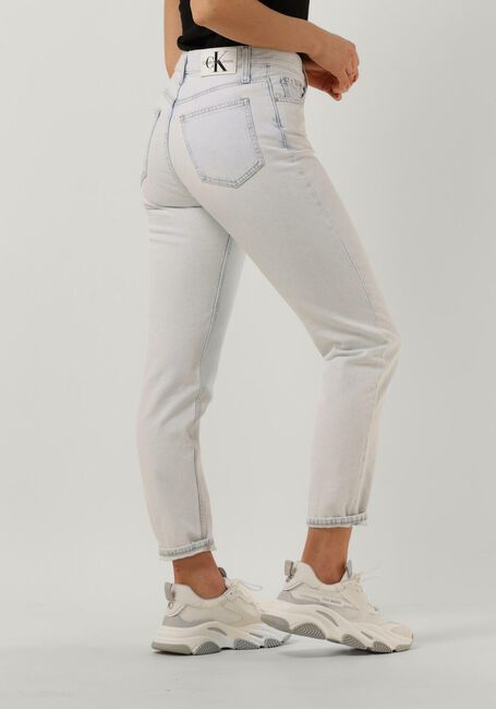 Lichtblauwe CALVIN KLEIN Mom jeans MOM JEAN ANKLE - large