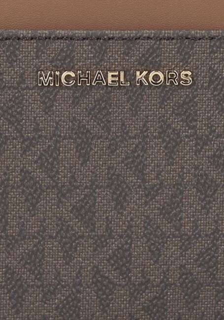 Bruine MICHAEL KORS Portemonnee LG SLIM CARD CASE - large
