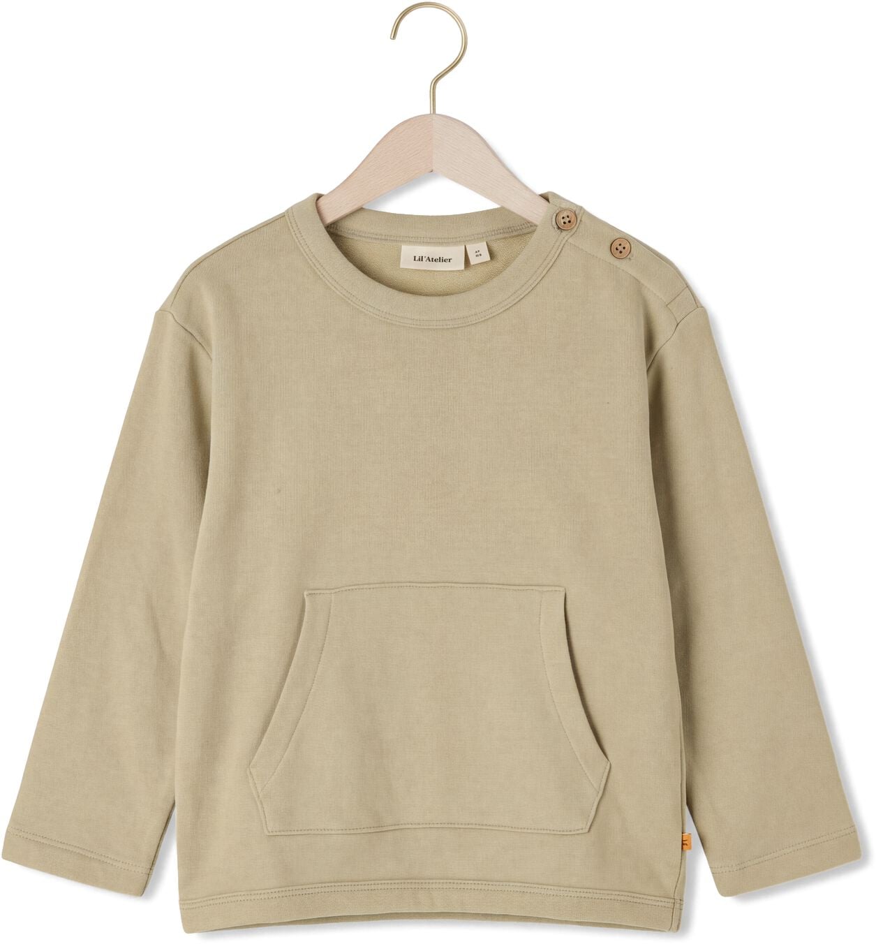 LIL' ATELIER Jongens Truien & Vesten Nmmilondon Rea Ls Loose Sweat Bru Lil Beige