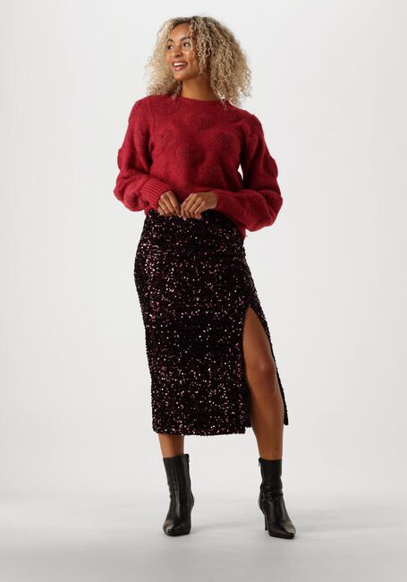 Rode FABIENNE CHAPOT Trui BIBIAN HEART PULLOVER - large