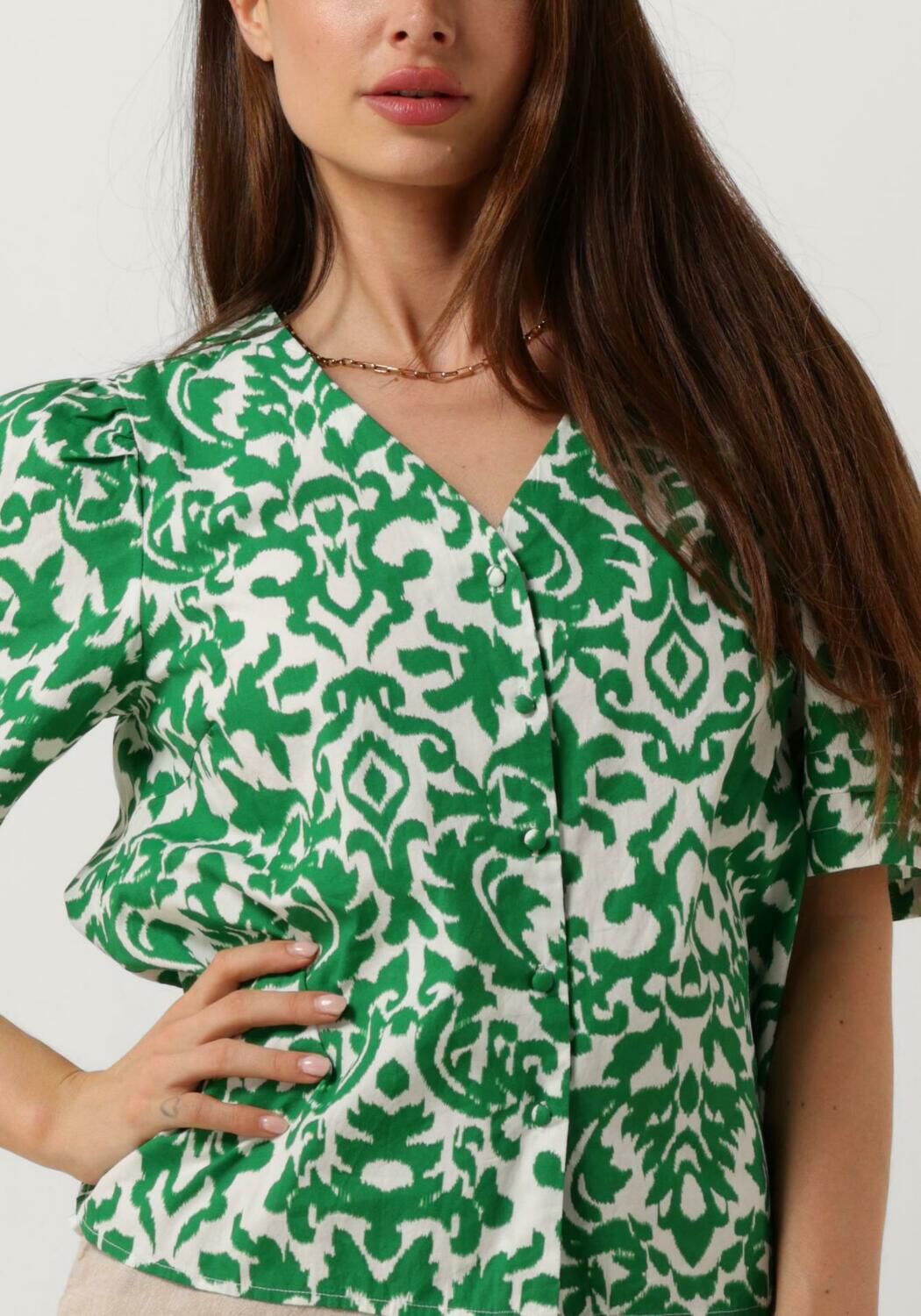 Y.A.S. Dames Tops & T-shirts Yasgreena 2 4 Shirt Groen