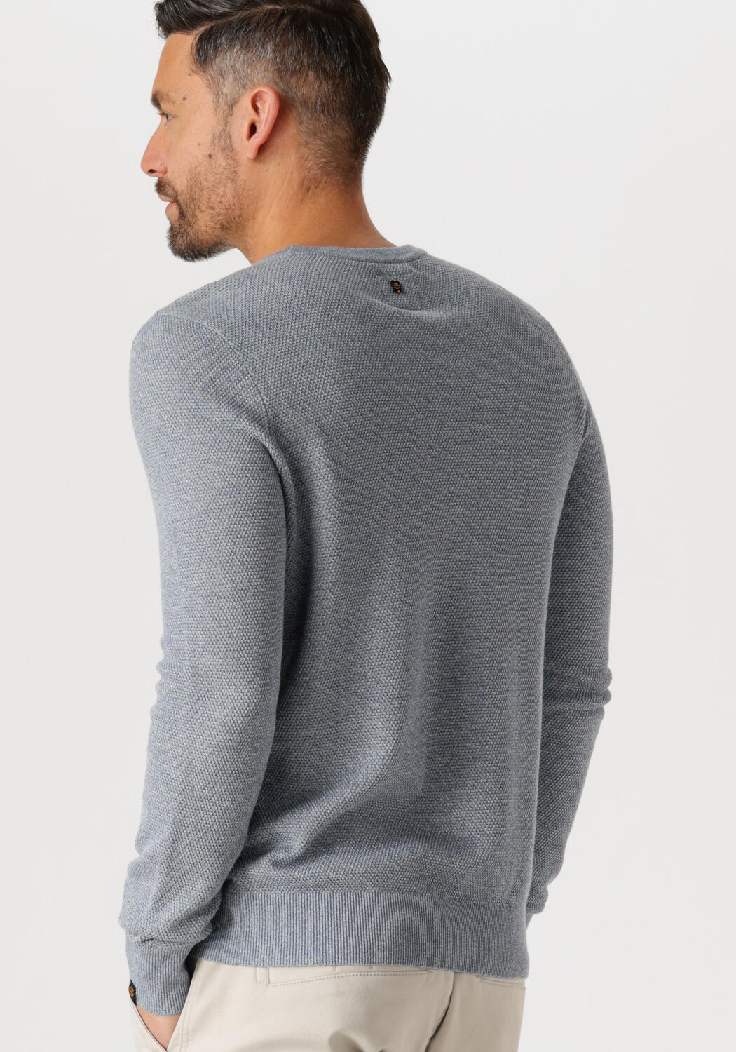 PME LEGEND Heren Truien & Vesten R-neck Cotton Modal Blauw