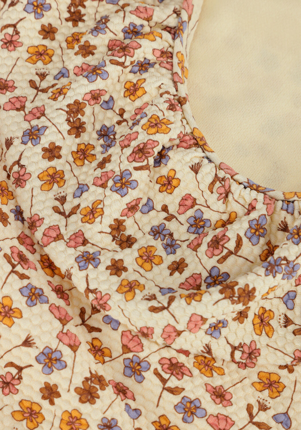 SALTED STORIES Meisjes Zwemkleding Flower Bud Bodysuit Beige