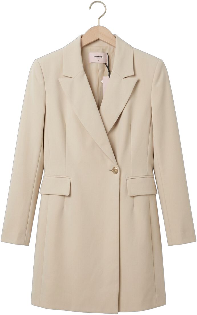 Freebird Dames Jurken Wv-heavy-vi-blend-26-1 - Creme, foto 3