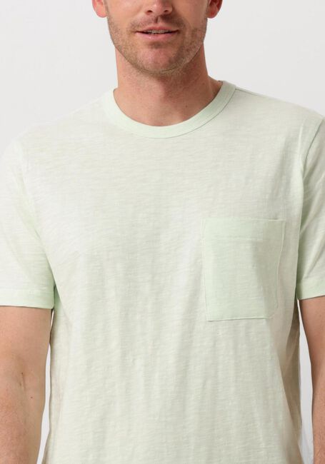 Groene CAST IRON T-shirt SHORT SLEEVE R-NECK REGULAR FIT COTTON SLUB - large