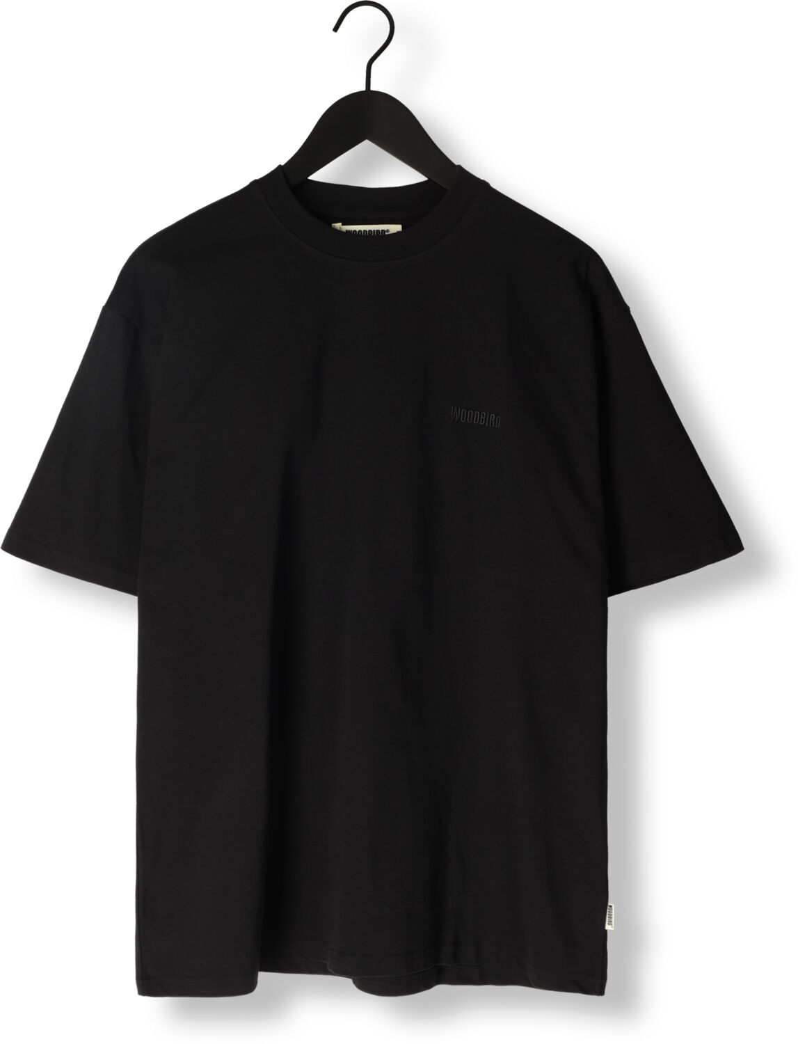 WOODBIRD Heren Polo's & T-shirts Wbbaine Base Tee Zwart