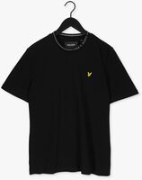 Zwarte LYLE & SCOTT T-shirt BRANDED RINGER TSHIRT