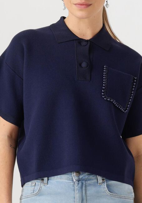 Donkerblauwe LIU JO Tops & T-shirts MAGLIA CHIUSA M/L - large