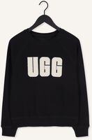 Zwarte UGG Sweater W MADELINE FUZZY LOGO CREWNECK Zwarte UGG Sweater W MADELINE FUZZY LOGO CREWNECK - medium