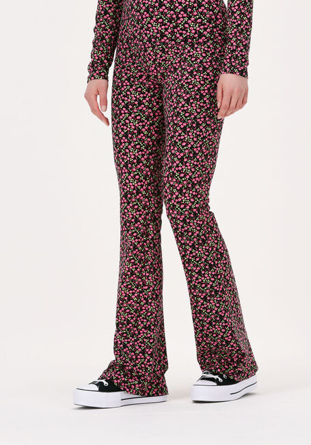 Roze COLOURFUL REBEL Flared broek SMALL FLOWER PEACHED FLARE - large
