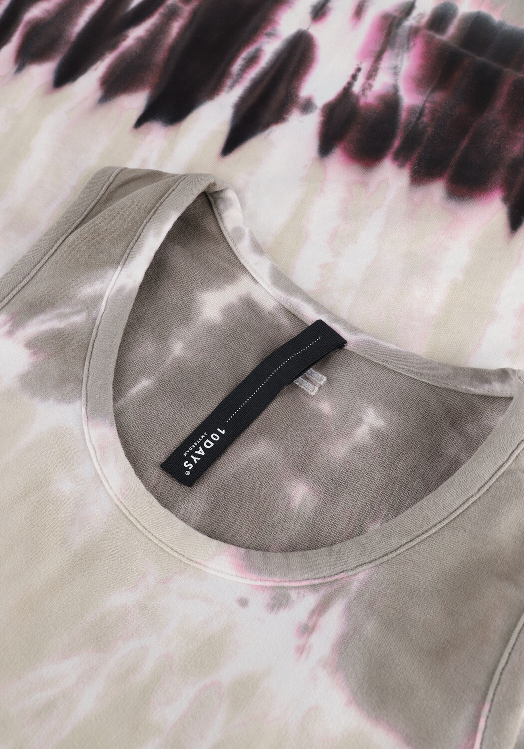 Multi 10DAYS Maxi jurk DRESS STRIPE TIE DYE - large