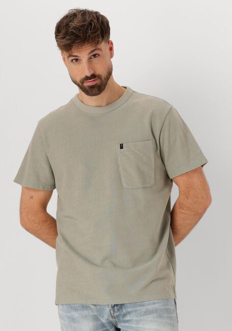 Groene BUTCHER OF BLUE T-shirt ADRIEN LOOSE PKT TEE - large