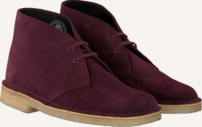 Rode CLARKS ORIGINALS Boots DESERT BOOT DAMES Rode CLARKS ORIGINALS Boots DESERT BOOT DAMES - large