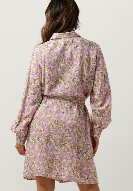 Roze MSCH COPENHAGEN Mini jurk MSCHNATHALINA LADONNA SHIRT DRESS AOP - large