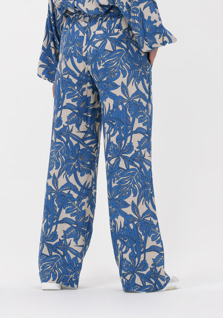 Blauwe BY-BAR Wijde broek MOBY JUNGLE PANT - large