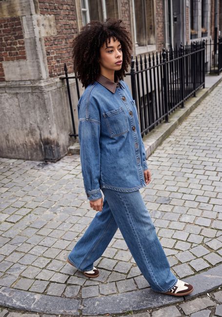 Blauwe STUDIO AR Wide jeans ALINE DENIM - large