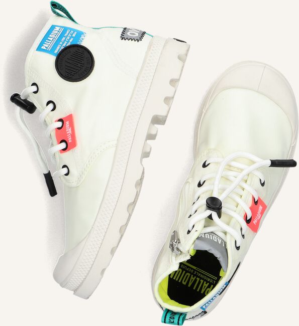 Witte PALLADIUM Hoge sneakers OVERLAB NEON PAMPA K Witte PALLADIUM Hoge sneakers OVERLAB NEON PAMPA K - large