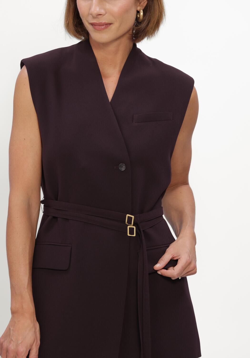 Bordeaux BEAUMONT Blazer FRAN GILET - large