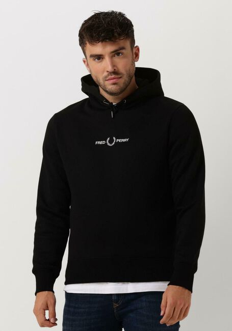 fred perry graphic hooded sweat