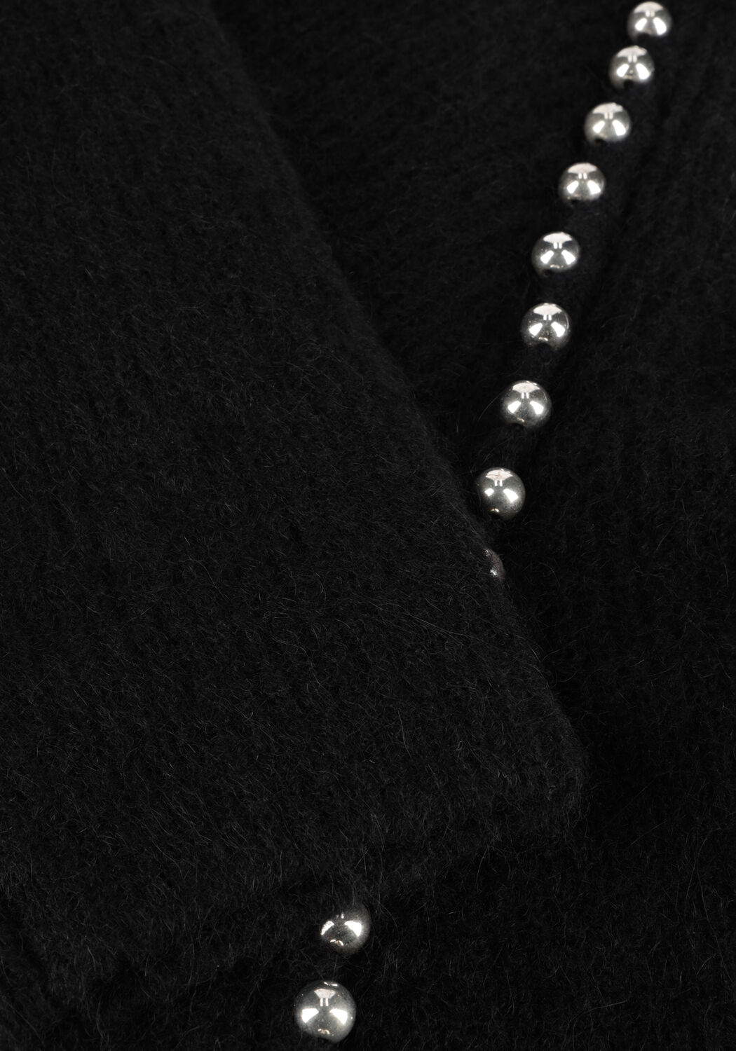 Zwarte MOS MOSH Trui ZORA BEAD HIGHNECK KNIT - large