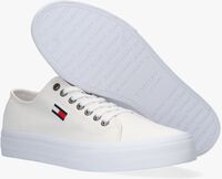 Witte TOMMY HILFIGER Lage sneakers LONG LACE UP VULC - medium