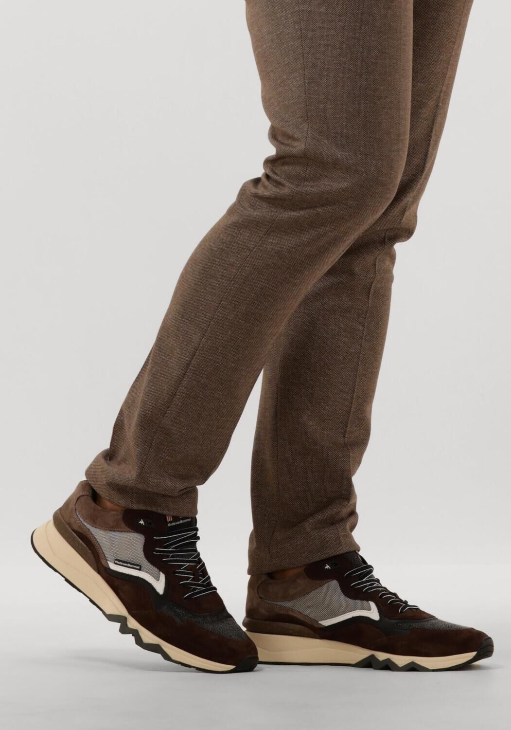 Bruine FLORIS VAN BOMMEL Lage sneakers SFM-10178 DE ZAGER - large