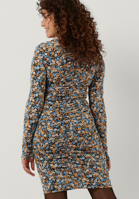 Grijze ENVII Mini jurk ENMACRO LS DRESS AOP 6921 - large
