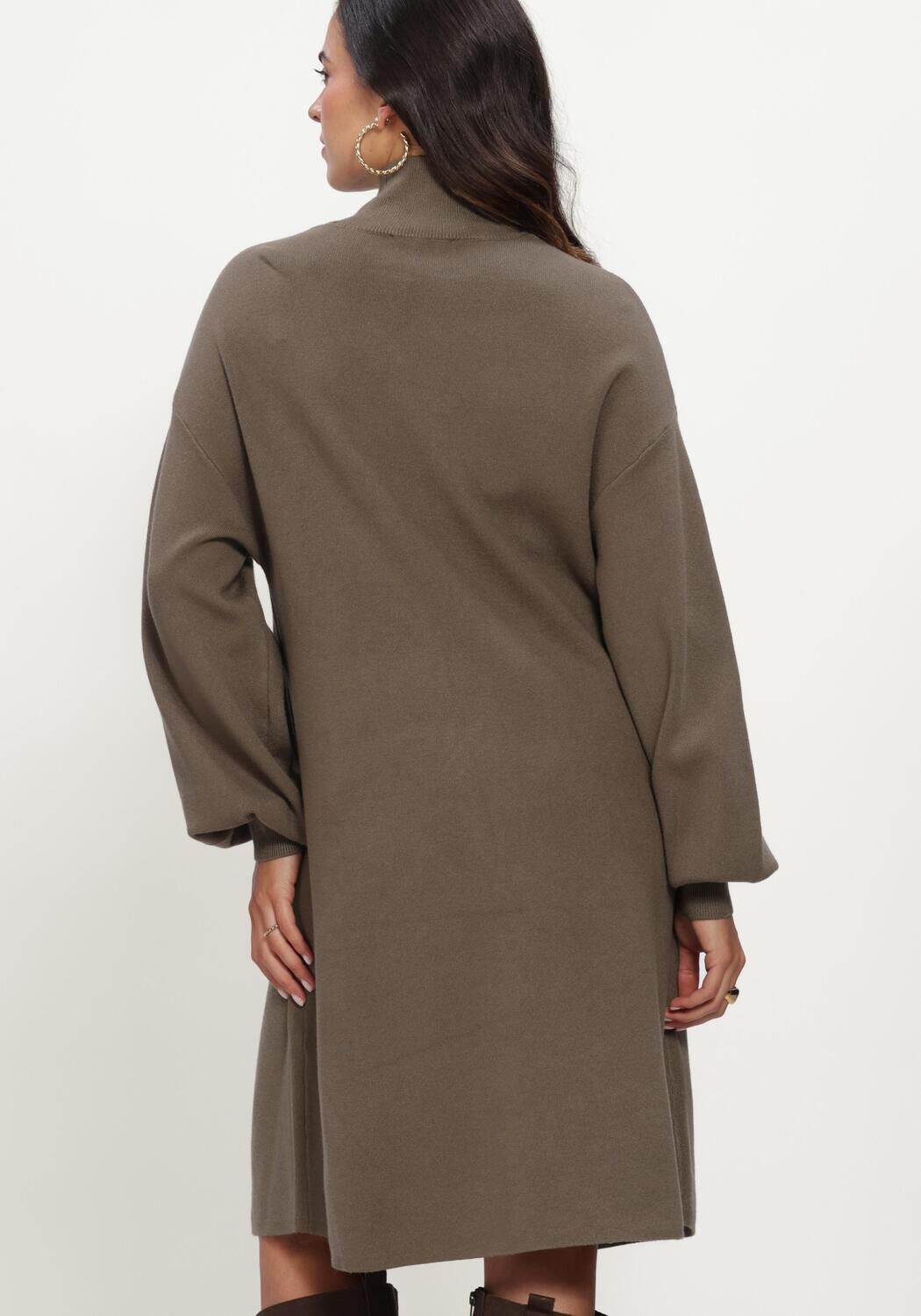 Khaki MSCH COPENHAGEN Midi jurk MSCHMERCY EAST M DRESS - large