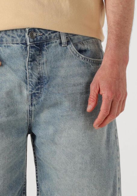 Blauwe PURE PATH Shorts THE OWEN REGULAR FIT DENIM SHORTS - large