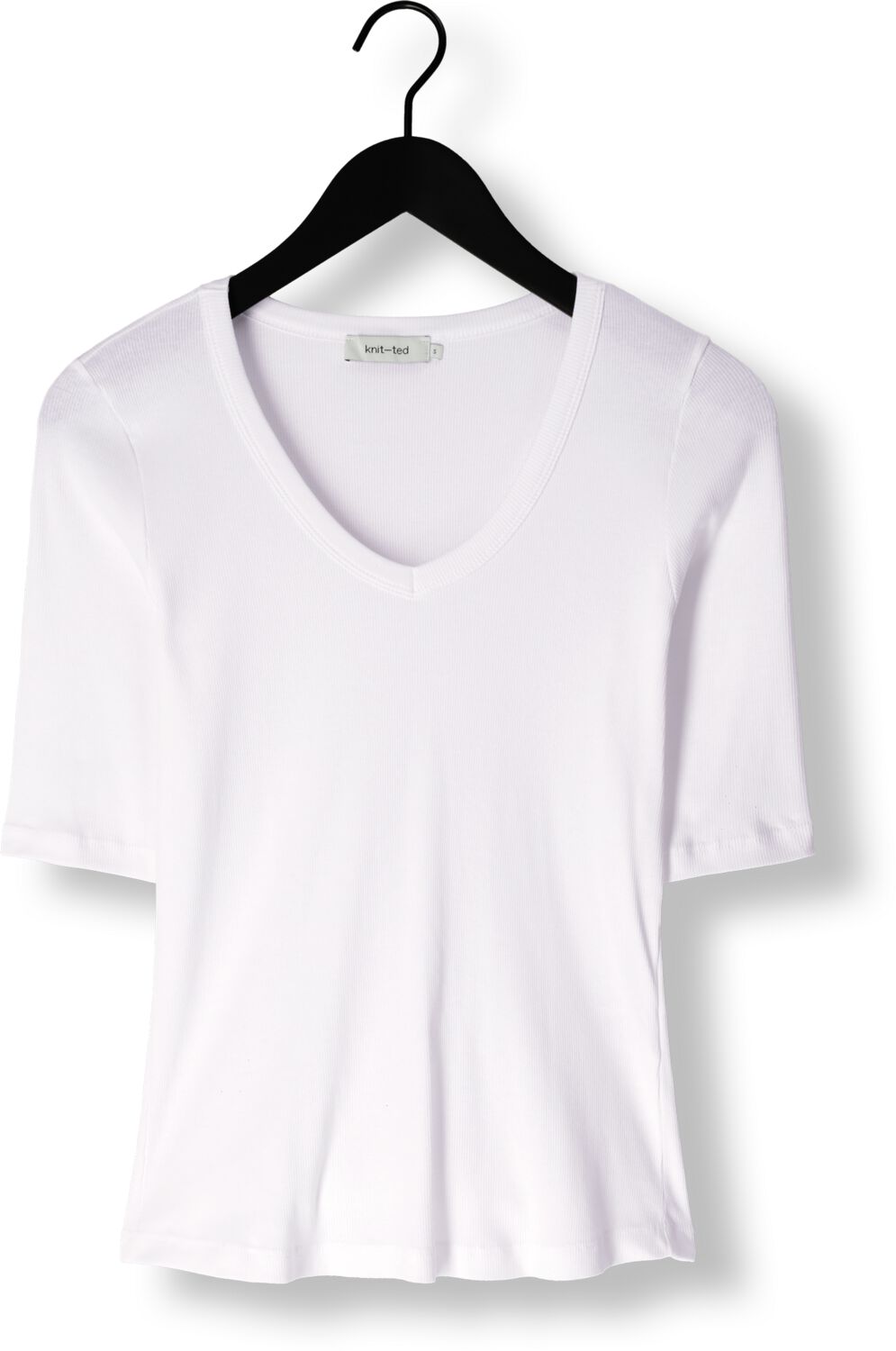 KNIT-TED Dames Tops & T-shirts Eden Wit