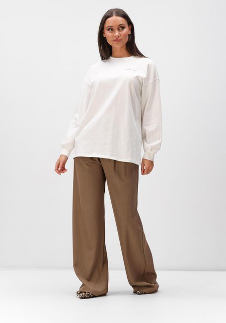 Bruine HAUTE L'AMITI&Eacute; Joggingbroek MICHELLE TAILOR TIE TALL PANT - large