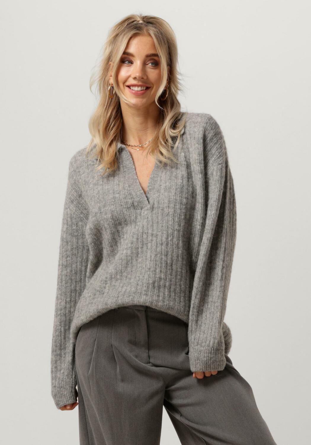 MSCH COPENHAGEN Dames Truien & Vesten Mschelisia Nenaya Pullover Grijs