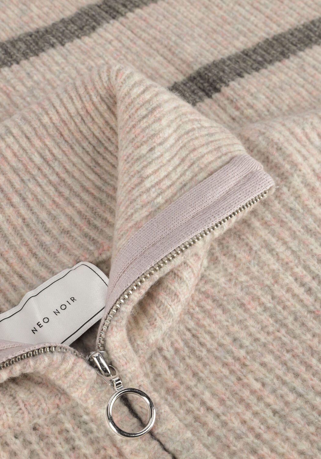 Zand NEO NOIR Trui NEVENA STRIPE KNIT BLOUSE - large