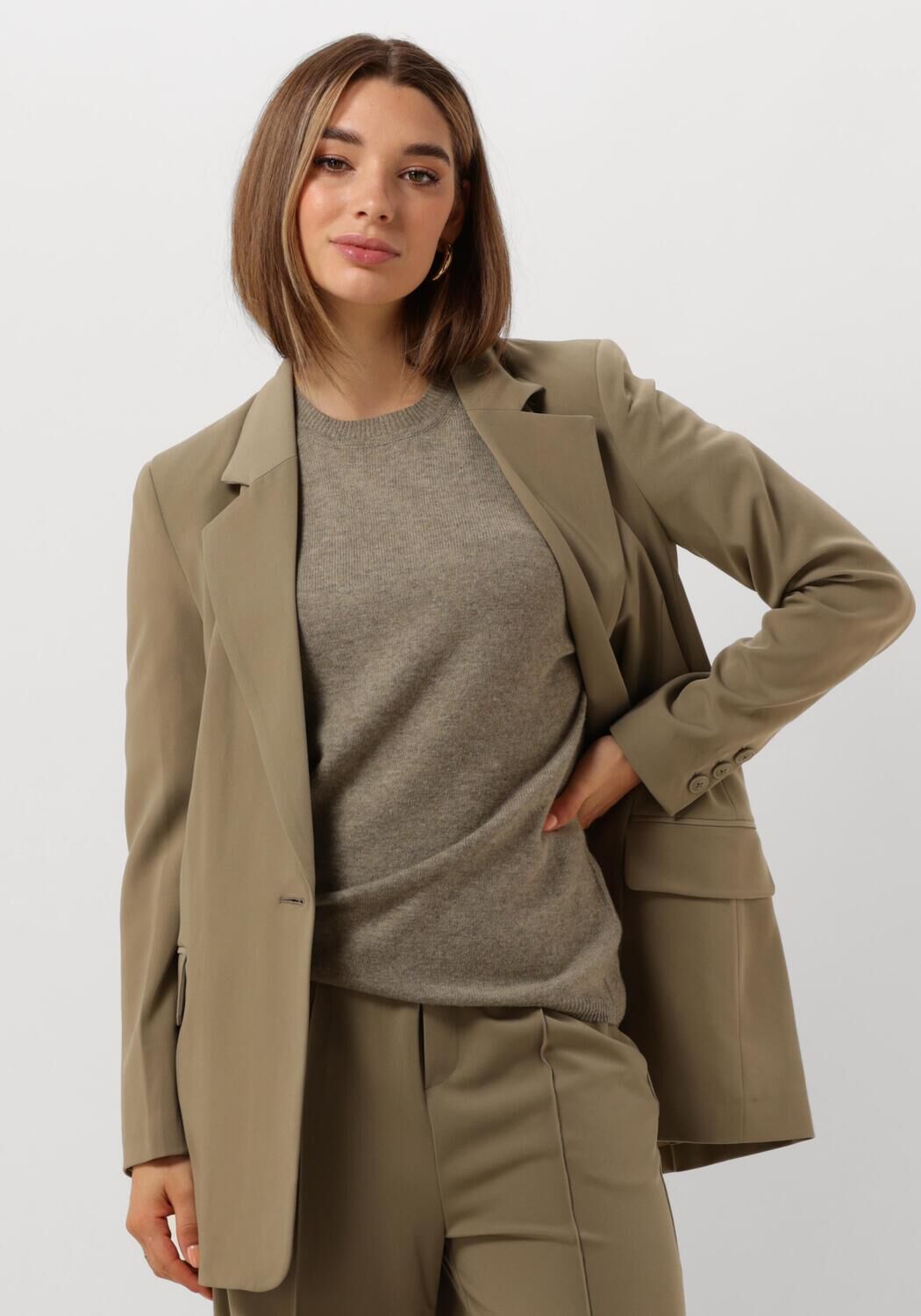 InWear Klassieke Blazer Jas Pinetree Beige Dames