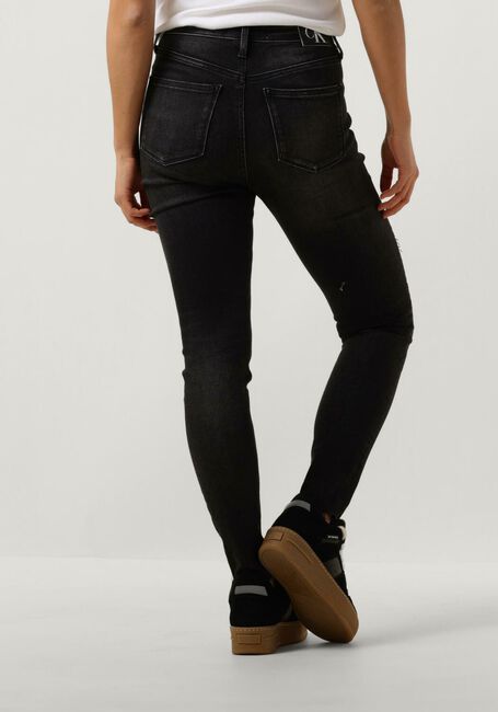 Zwarte CALVIN KLEIN Skinny jeans HIGH RISE SUPER SKINNY ANKLE - large