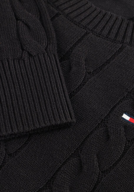 Zwarte TOMMY HILFIGER Trui CABLE SWEATER - large