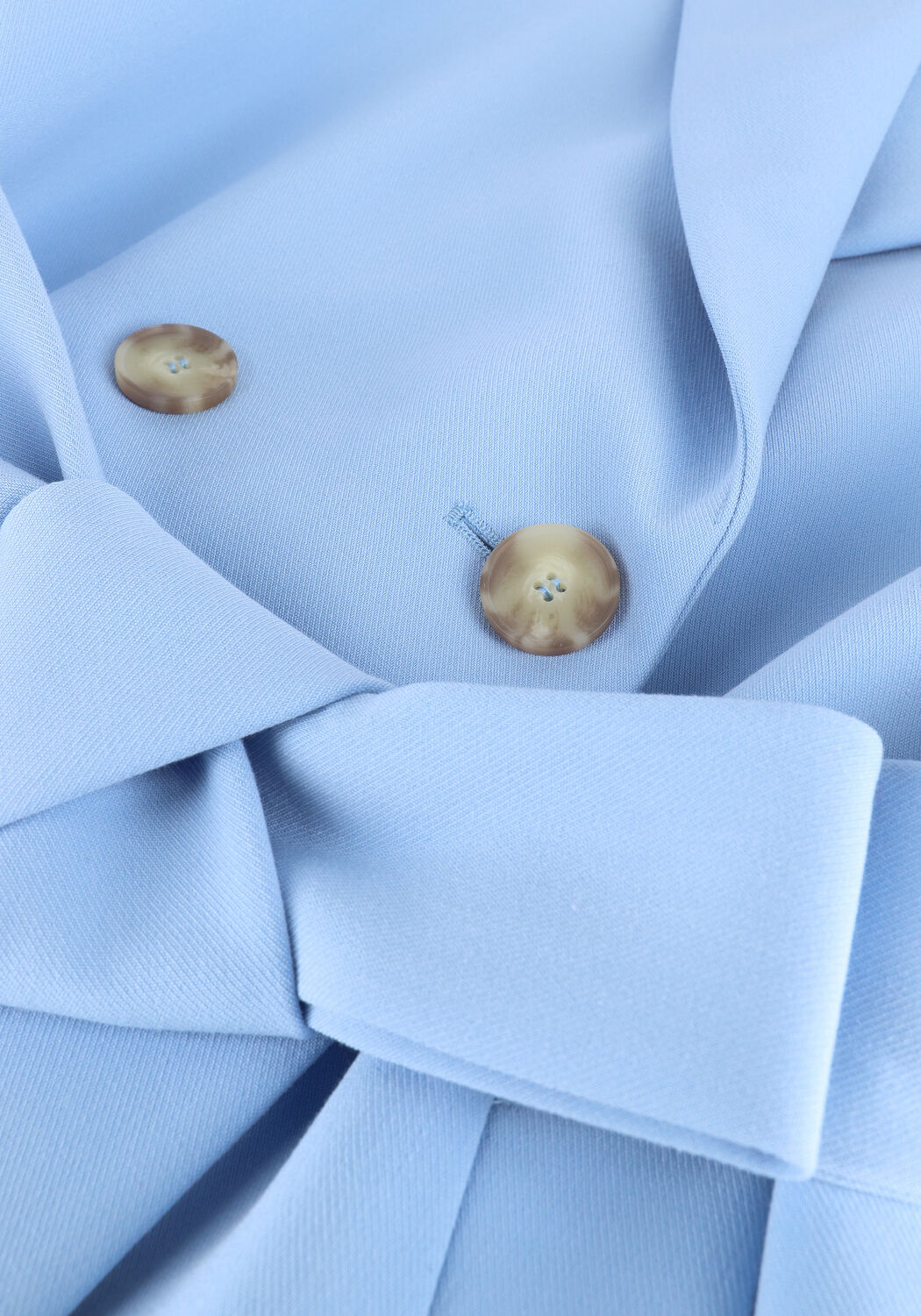 Lichtblauwe BEAUMONT Mantel BELTED COAT - large