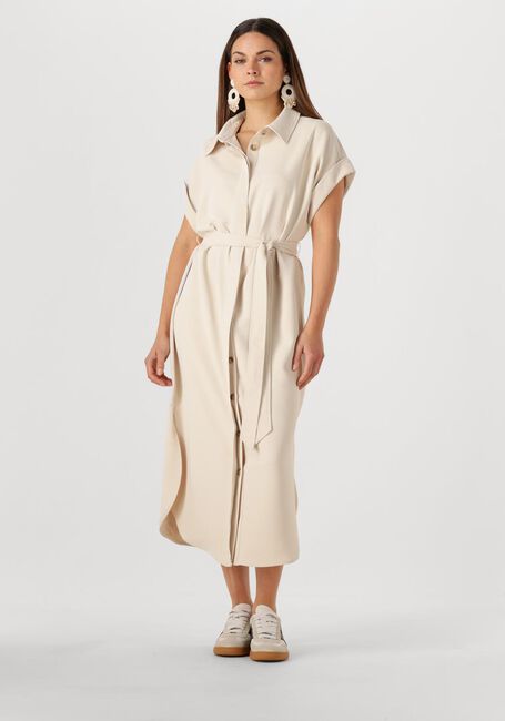 Beige OMODA ATELIER Midi jurk OM-BABETTE X BO - large