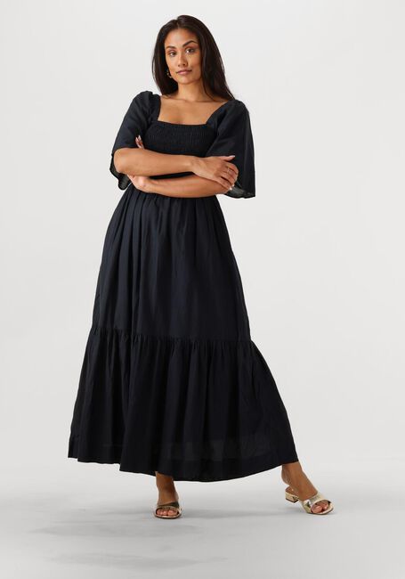 Zwarte SELECTED FEMME Maxi jurk SLFDORA SS ANKLE DRESS - large