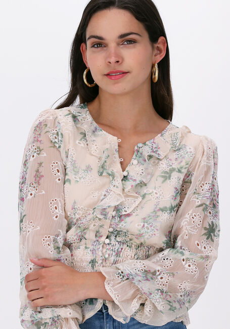 Ecru GUESS Blouses LS YUMI TOP - large