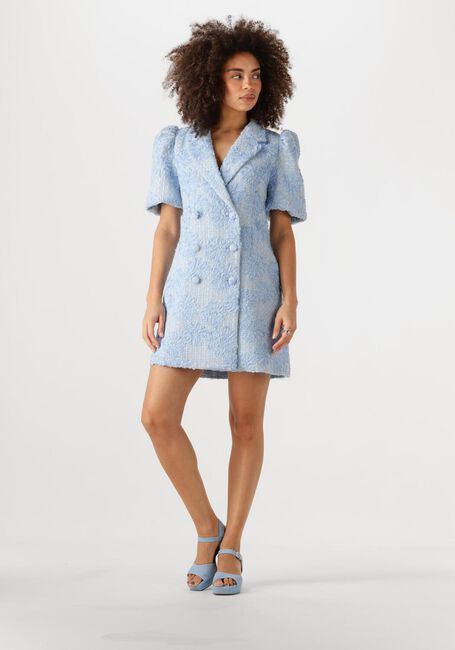 Lichtblauwe NOTRE-V Mini jurk NV-FALLON - large