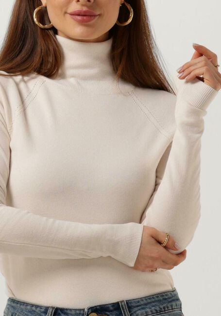 Ecru SUMMUM Coltrui SWEATER TURTLE NECK BASIC KNIT (7S5529) - large