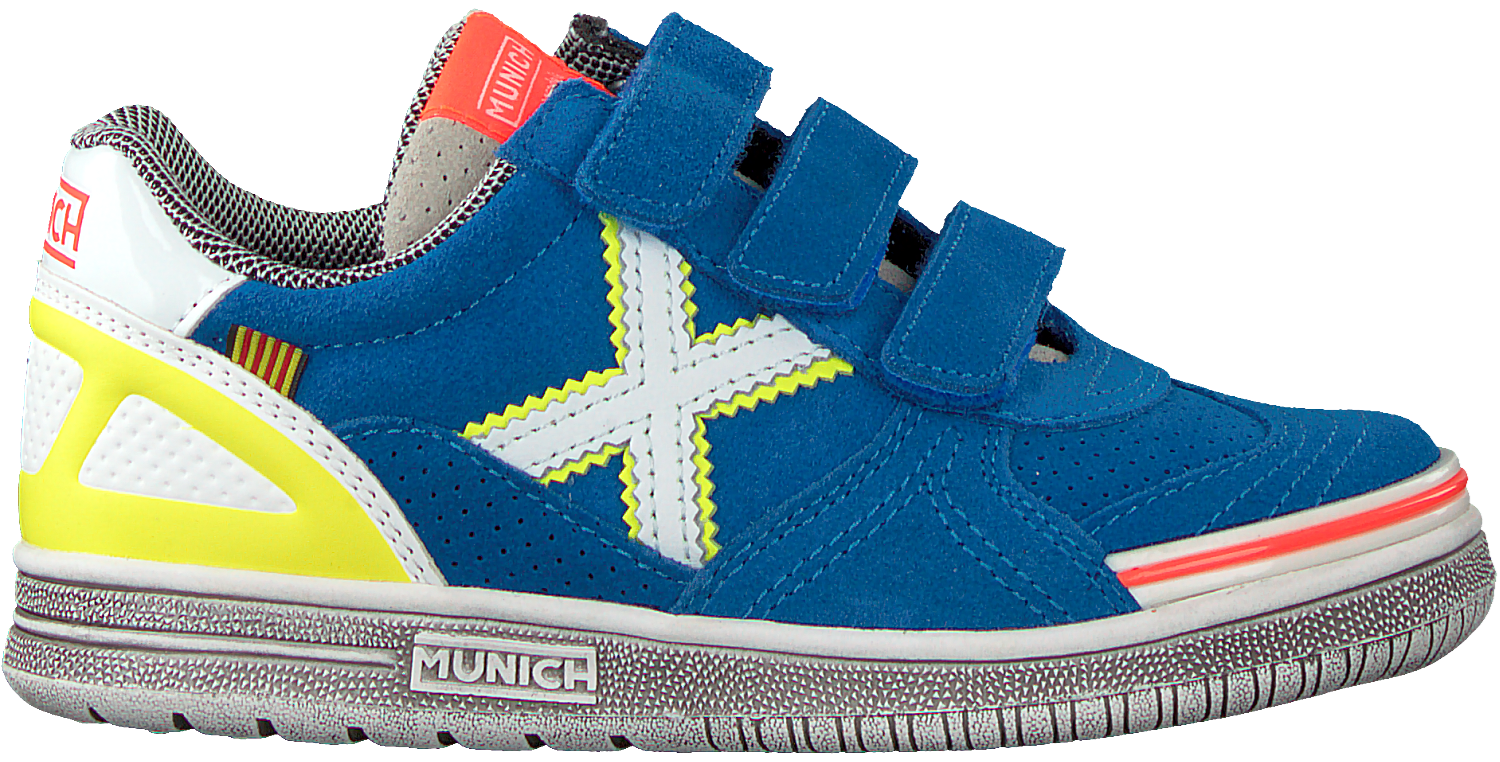 Blue MUNICH Low sneakers G3 VELCRO | Omoda