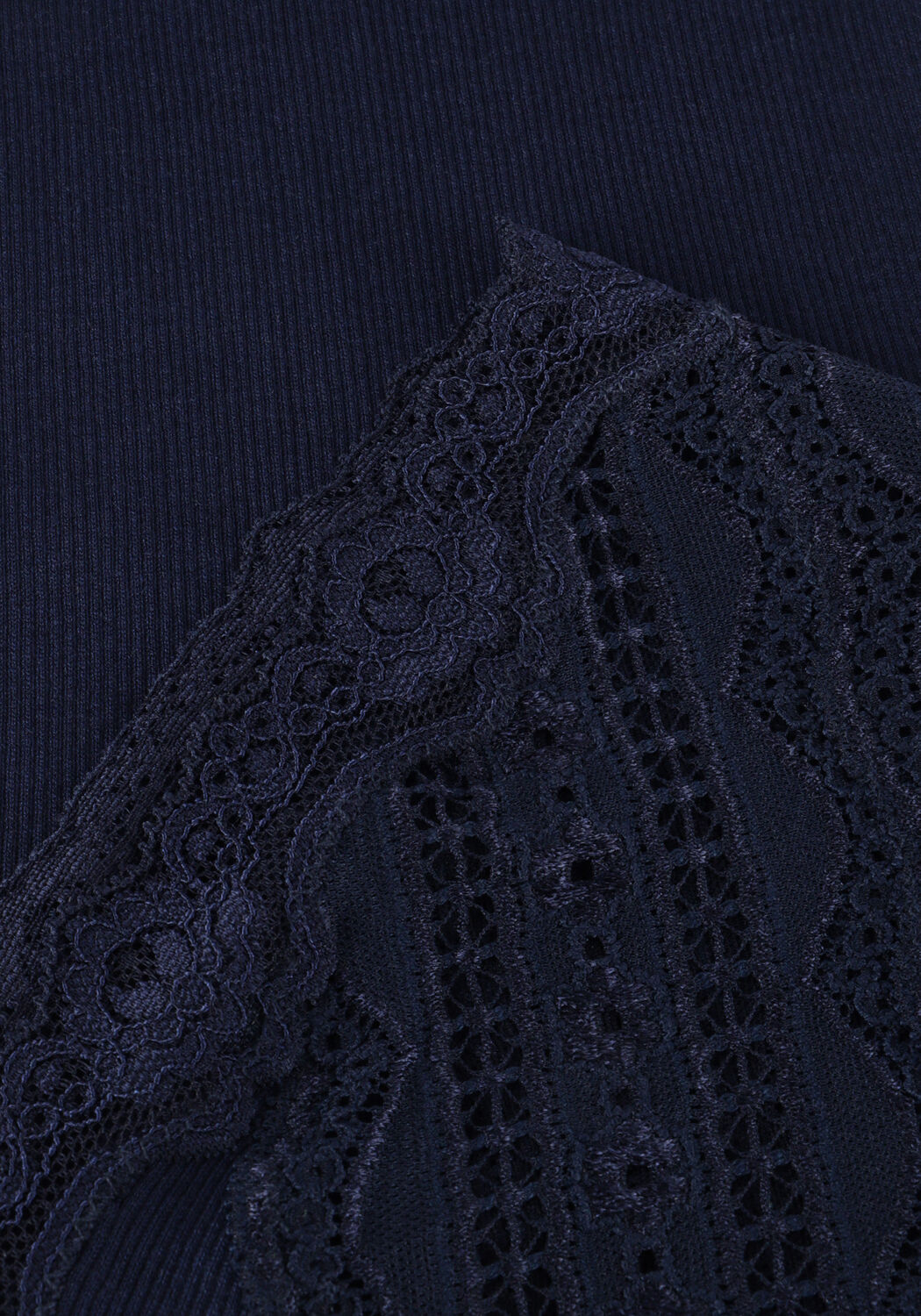 Donkerblauwe ROSEMUNDE Top BENITA - large