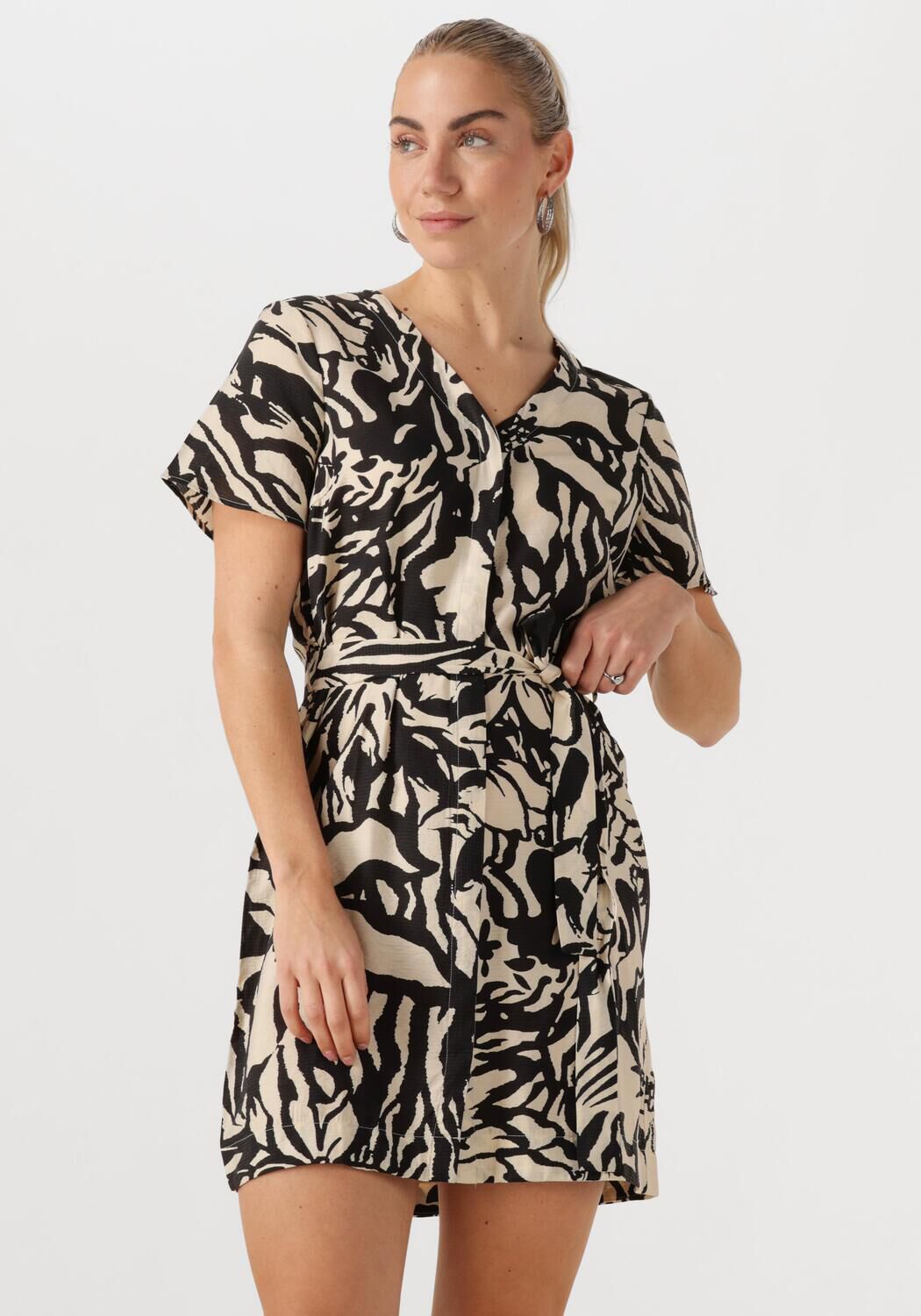 OBJECT Dames Jurken Objkarina S s Re Short Dress Noos Zwart