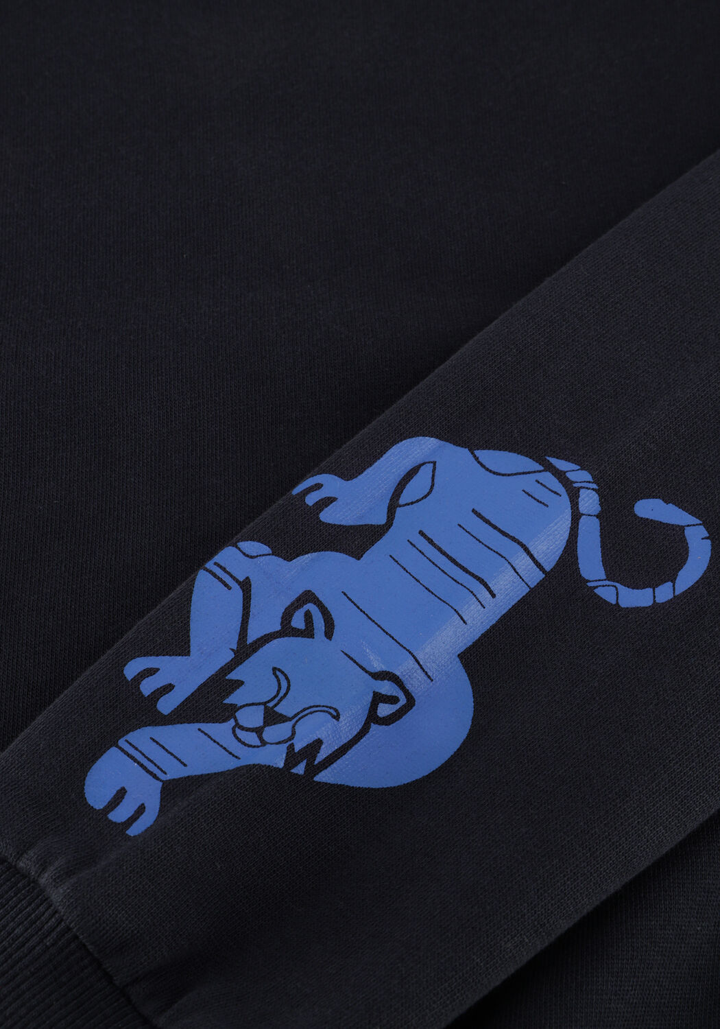 Donkerblauwe MOODSTREET Trui SIMON TIGER SLEEVE SWEATER - large