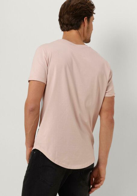 Lichtroze CALVIN KLEIN T-shirt BADGE TURN UP SLEEVE - large
