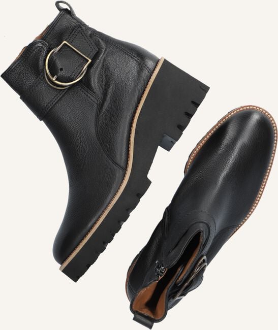 Zwarte PAUL GREEN Enkellaarsjes 9763 Zwarte PAUL GREEN Enkellaarsjes 9763 - large